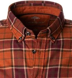 Fynch-Hatton Hemd 1221 6040/6042 Flanell, Rost kariert, Rost -hemdenverkauf 381133 norm2
