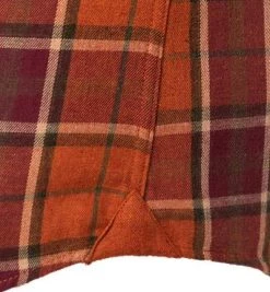 Fynch-Hatton Hemd 1221 6040/6042 Flanell, Rost kariert, Rost -hemdenverkauf 381133 norm4