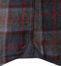 Fynch-Hatton Hemd 1221 6040/6043 Flanell, Navy kariert, Navy -hemdenverkauf 381134 norm4