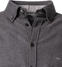 Fynch-Hatton Hemd 1221 6030/6031 Baumwolle, Anthrazit -hemdenverkauf 381145 norm2