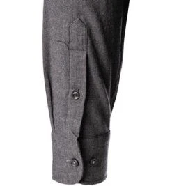 Fynch-Hatton Hemd 1221 6030/6031 Baumwolle, Anthrazit -hemdenverkauf 381145 norm4