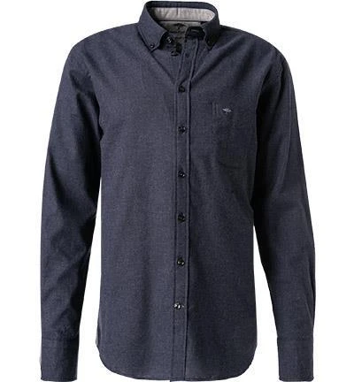 Fynch-Hatton Hemd 1221 6030/6033 Baumwolle, Navy 2 Fynch-Hatton Hemd 1221 6030/6033 Baumwolle, Navy – Bild 2