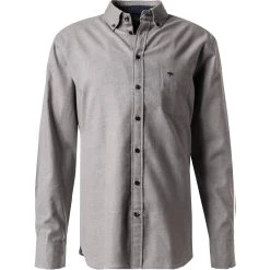 Fynch-Hatton Hemd 1221 6030/6034 Baumwolle, Silbergrau, Silber