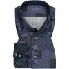 van Laack Hemd Tailor Fit EL 171859/RET-LTF/790 Baumwolle, Extra langer Arm, Dunkelblau gemustert, Dunkelblau