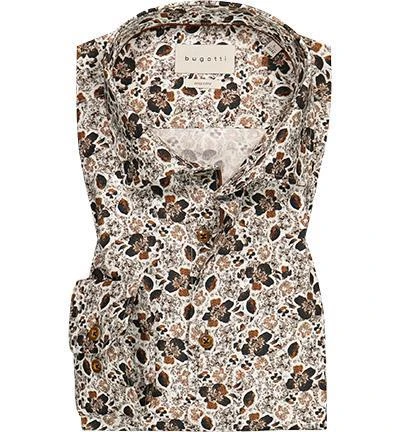 bugatti Hemd 9150/88841/660 Modern Fit, Baumwolle, Braun-weiß gemustert, Braun-weiß 2 bugatti Hemd 9150/88841/660 Modern Fit, Baumwolle, Braun-weiß gemustert, Braun-weiß – Bild 2