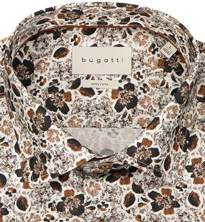 bugatti Hemd 9150/88841/660 Modern Fit, Baumwolle, Braun-weiß gemustert, Braun-weiß 3 bugatti Hemd 9150/88841/660 Modern Fit, Baumwolle, Braun-weiß gemustert, Braun-weiß – Bild 3