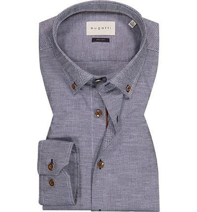 bugatti Hemd 9350/88840/390 Modern Fit, Baumwolle, Navy 2 bugatti Hemd 9350/88840/390 Modern Fit, Baumwolle, Navy – Bild 2