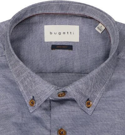 bugatti Hemd 9350/88840/390 Modern Fit, Baumwolle, Navy 3 bugatti Hemd 9350/88840/390 Modern Fit, Baumwolle, Navy – Bild 3