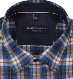 CasaModa Hemd 413715200/100 Casual Fit, Baumwolle, Blau kariert, Blau -hemdenverkauf 381191 norm2