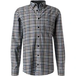 CasaModa Hemd 413716700/750 Casual Fit, Baumwolle, Anthrazit kariert, Anthrazit