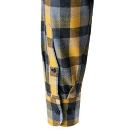 CasaModa Hemd 413716600/500 Casual Fit, Baumwolle, Gelb-grau kariert, Gelb -hemdenverkauf 381197 norm3