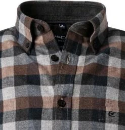 CasaModa Hemd 413716600/750 Casual Fit, Baumwolle, Anthrazit-braun kariert, Anthrazit 7 CasaModa Hemd 413716600/750 Casual Fit, Baumwolle, Anthrazit-braun kariert, Anthrazit -hemdenverkauf 381198 norm2