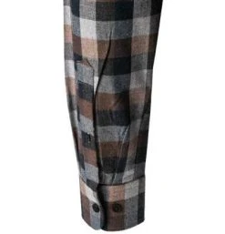 CasaModa Hemd 413716600/750 Casual Fit, Baumwolle, Anthrazit-braun kariert, Anthrazit 8 CasaModa Hemd 413716600/750 Casual Fit, Baumwolle, Anthrazit-braun kariert, Anthrazit -hemdenverkauf 381198 norm3