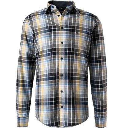 CasaModa Hemd 413717300/100 Casual Fit, Baumwolle, Blau kariert, Blau 2 CasaModa Hemd 413717300/100 Casual Fit, Baumwolle, Blau kariert, Blau – Bild 2
