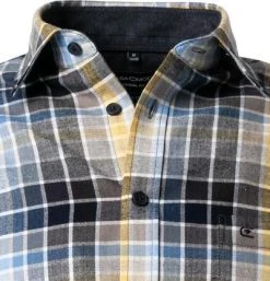 CasaModa Hemd 413717300/100 Casual Fit, Baumwolle, Blau kariert, Blau 7 CasaModa Hemd 413717300/100 Casual Fit, Baumwolle, Blau kariert, Blau -hemdenverkauf 381204 norm2