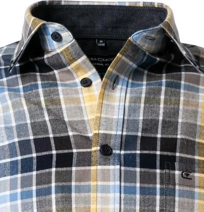 CasaModa Hemd 413717300/100 Casual Fit, Baumwolle, Blau kariert, Blau 3 CasaModa Hemd 413717300/100 Casual Fit, Baumwolle, Blau kariert, Blau – Bild 3