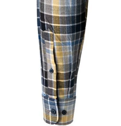 CasaModa Hemd 413717300/100 Casual Fit, Baumwolle, Blau kariert, Blau 4 CasaModa Hemd 413717300/100 Casual Fit, Baumwolle, Blau kariert, Blau – Bild 4