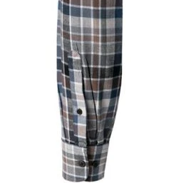CasaModa Hemd 413717300/750 Casual Fit, Baumwolle, Anthrazit-braun kariert, Anthrazit -hemdenverkauf 381205 norm3