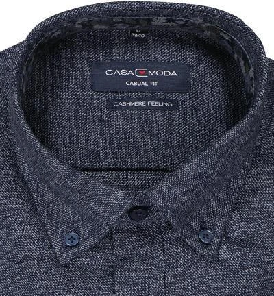 CasaModa Hemd 413716400/100 Baumwolle, Casual Fit, Blau meliert, Blau 3 CasaModa Hemd 413716400/100 Baumwolle, Casual Fit, Blau meliert, Blau – Bild 3
