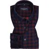 CasaModa Hemd 413721400/450 Casual Fit, Baumwolle. navy-rost kariert, Navy-rost