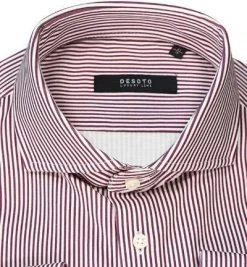 DESOTO Luxury Hemd Hai 49608-30/458 Baumwolle, Jersey, Lila-weiß gestreift, Lila-weiß -hemdenverkauf 381292 norm2