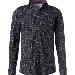 DESOTO Hemd New Hai 49107-3/431 Jersey, Navy gemustert, Navy