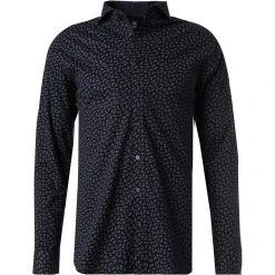 DESOTO Hemd New Hai 49007-3/580 Jersey, Navy gemustert, Navy