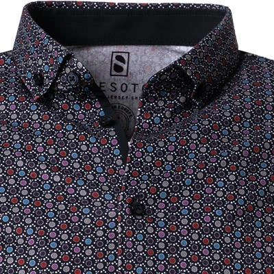 DESOTO Hemd Modern B.D. 49113-3/426 Jersey, Multicolour gemustert, Multicolor 3 DESOTO Hemd Modern B.D. 49113-3/426 Jersey, Multicolour gemustert, Multicolor – Bild 3