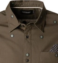 Scotch & Soda Hemd 163339/0219 Regular Fit, Baumwolle, Olivgrün, Oliv 9 Scotch & Soda Hemd 163339/0219 Regular Fit, Baumwolle, Olivgrün, Oliv -hemdenverkauf 381301 norm2
