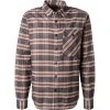Scotch & Soda Hemd 163355/0219 Baumwolle, Grau kariert, Grau-rosa
