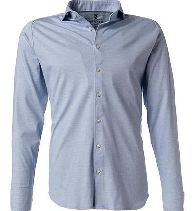 DESOTO Hemd New Hai 97007-3/502 Jersey, Hellblau meliert, Hellblau 2 DESOTO Hemd New Hai 97007-3/502 Jersey, Hellblau meliert, Hellblau – Bild 2