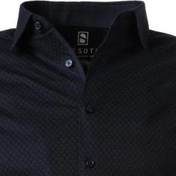 DESOTO Hemd Kent 98028-3/598 Jersey, Dunkelblau gemustert, Dunkelblau -hemdenverkauf 381343 norm2