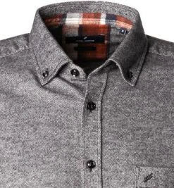 Daniel Hechter Hemd 60350/112600/960 Regular Fit, Flanell, Anthrazit meliert, Anthrazit -hemdenverkauf 381380 norm2