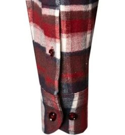 Daniel Hechter Hemd 60350/112603/370 Regular Fit, Flanell, Dunkelrot kariert, Dunkelrot -hemdenverkauf 381394 norm3