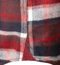 Daniel Hechter Hemd 60350/112603/370 Regular Fit, Flanell, Dunkelrot kariert, Dunkelrot -hemdenverkauf 381394 norm4