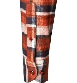 Daniel Hechter Hemd 60350/112603/450 Regular Fit, Flanell, Rost-blau kariert, Rost -hemdenverkauf 381395 norm3