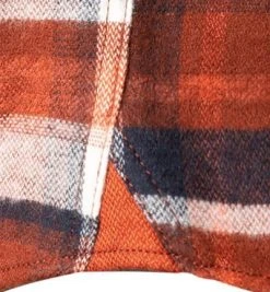 Daniel Hechter Hemd 60350/112603/450 Regular Fit, Flanell, Rost-blau kariert, Rost -hemdenverkauf 381395 norm4