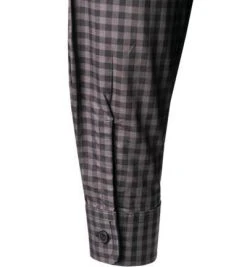 Fred Perry Hemd M9500/G85 Baumwolle, Stahlgrau kariert, Stahlgrau -hemdenverkauf 381402 norm3