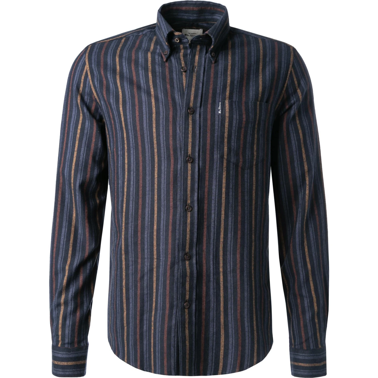 Ben Sherman Hemd 0065411/036 Regular Fit, Baumwolle, Dunkelblau gestreift, Dunkelblau 1 Ben Sherman Hemd 0065411/036 Regular Fit, Baumwolle, Dunkelblau gestreift, Dunkelblau