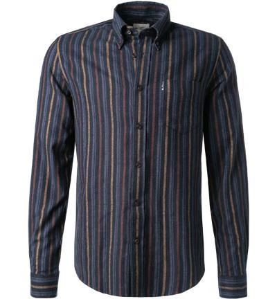 Ben Sherman Hemd 0065411/036 Regular Fit, Baumwolle, Dunkelblau gestreift, Dunkelblau 2 Ben Sherman Hemd 0065411/036 Regular Fit, Baumwolle, Dunkelblau gestreift, Dunkelblau – Bild 2