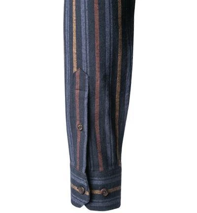 Ben Sherman Hemd 0065411/036 Regular Fit, Baumwolle, Dunkelblau gestreift, Dunkelblau 4 Ben Sherman Hemd 0065411/036 Regular Fit, Baumwolle, Dunkelblau gestreift, Dunkelblau – Bild 4