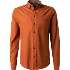 Fynch-Hatton Hemd 1221 6030/6032 Baumwolle, Rostbraun, Rost