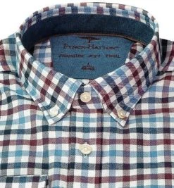 Fynch-Hatton Hemd 1221 8140/8144 Baumwolle, Blau-rot kariert, Blau-dunkelrot-weiß 6 Fynch-Hatton Hemd 1221 8140/8144 Baumwolle, Blau-rot kariert, Blau-dunkelrot-weiß -hemdenverkauf 381449 norm2