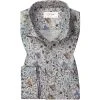 ETON Hemd 1000/02637/15 Slim Fit, Baumwolle, Beige-blau gemustert, Multicolor
