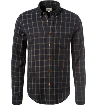 Ben Sherman Hemd 0065414/036 Overshirt, Regular Fit, Baumwolle, Dunkelblau kariert, Dunkelblau 2 Ben Sherman Hemd 0065414/036 Overshirt, Regular Fit, Baumwolle, Dunkelblau kariert, Dunkelblau – Bild 2