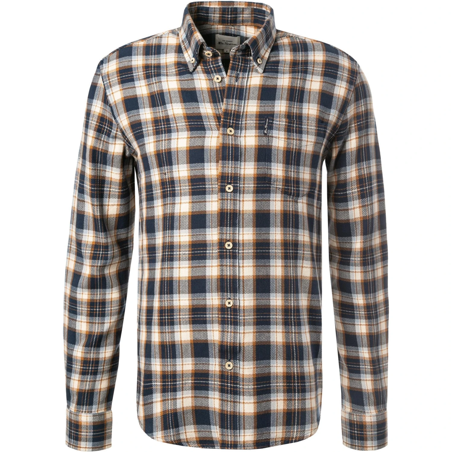 Ben Sherman Hemd 0065395/026 Overshirt, Regular FIt, Baumwolle, Dunkelblau kariert, Dunkelblau 1 Ben Sherman Hemd 0065395/026 Overshirt, Regular FIt, Baumwolle, Dunkelblau kariert, Dunkelblau
