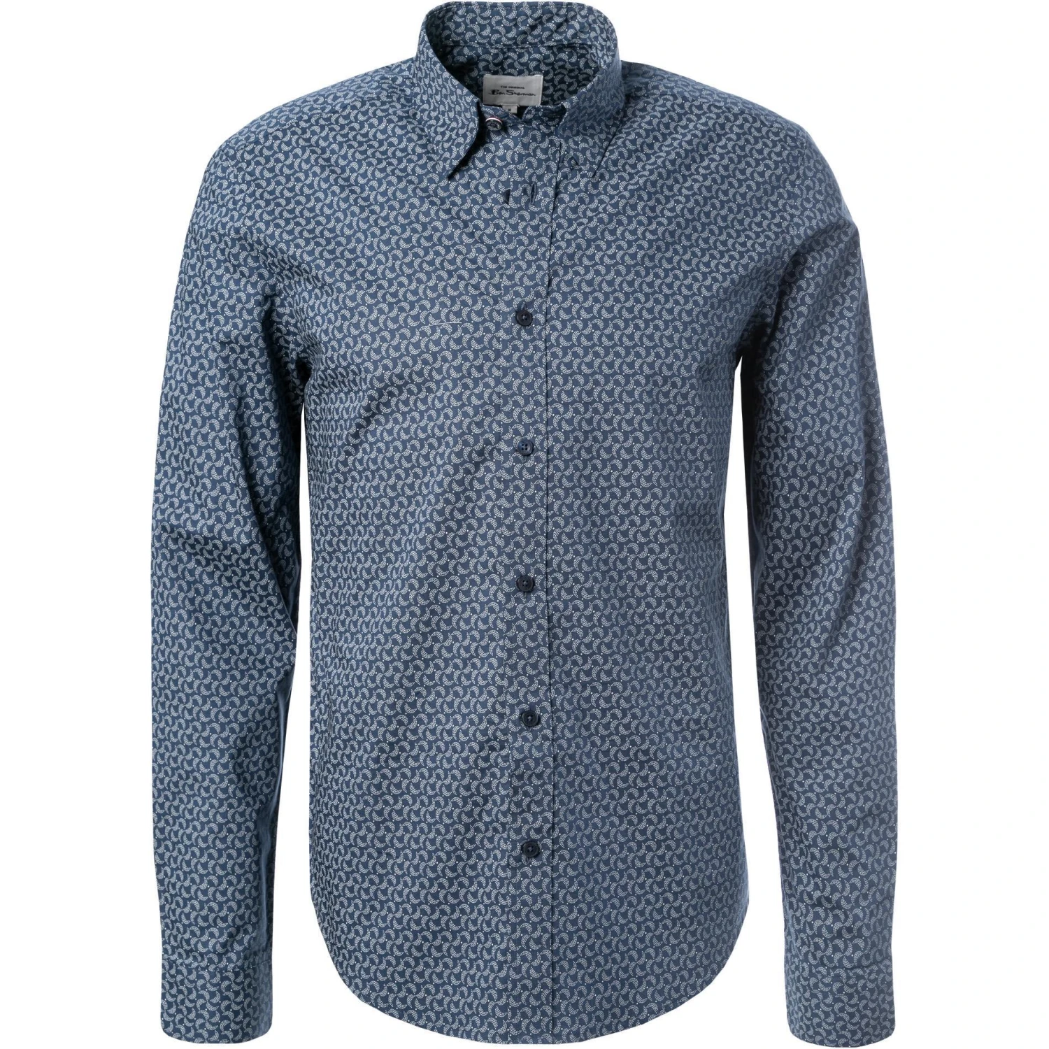 Ben Sherman Hemd 0065367/026 Regular Fit, Baumwolle, Dunkelblau gemustert, Dunkelblau 1 Ben Sherman Hemd 0065367/026 Regular Fit, Baumwolle, Dunkelblau gemustert, Dunkelblau