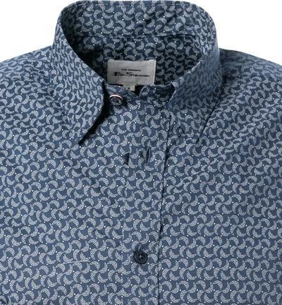 Ben Sherman Hemd 0065367/026 Regular Fit, Baumwolle, Dunkelblau gemustert, Dunkelblau 3 Ben Sherman Hemd 0065367/026 Regular Fit, Baumwolle, Dunkelblau gemustert, Dunkelblau – Bild 3