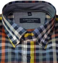 CasaModa Hemd 413716200/450 Casual Fit, Baumwolle, Multicolour kariert, Multicolor -hemdenverkauf 381511 norm2