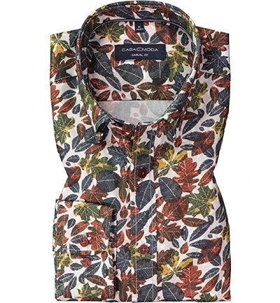 CasaModa Hemd 413716100/100 Casual Fit, Baumwolle, Multicolour gemustert, Multicolor 2 CasaModa Hemd 413716100/100 Casual Fit, Baumwolle, Multicolour gemustert, Multicolor – Bild 2